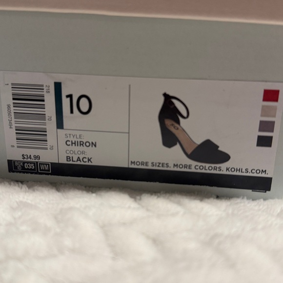 SO Women's Elegant Black Block Heels - 10 - Picture 2 of 4